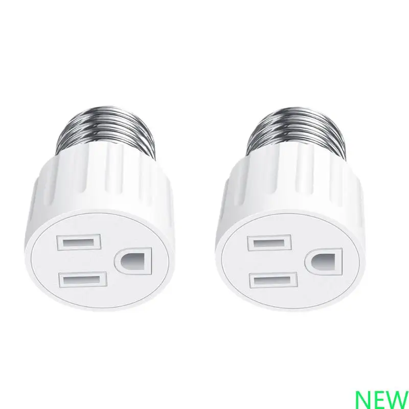 

2PCS E26 3 ПРОНГ СВЕТА Адаптер розетки 1250W Адаптер розетки 3 Пятер адаптер