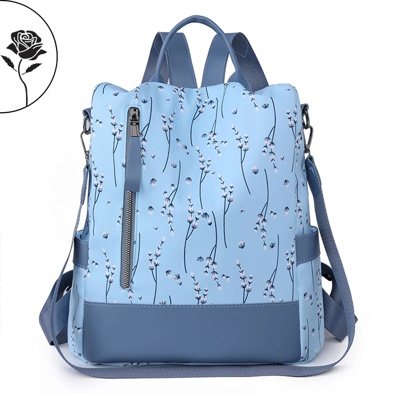 2024 Waterproof Oxford Women Backpack Anti-theft Backpacks Shoulder Bags for Teenager Girls Large Capacity Travel School Bags