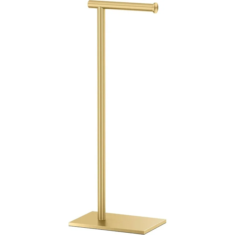 

1431B, Modern Rectangle Base Freestanding Toilet Paper Holder, 22.25”, Free Standing Toilet Tissue Holder Stand