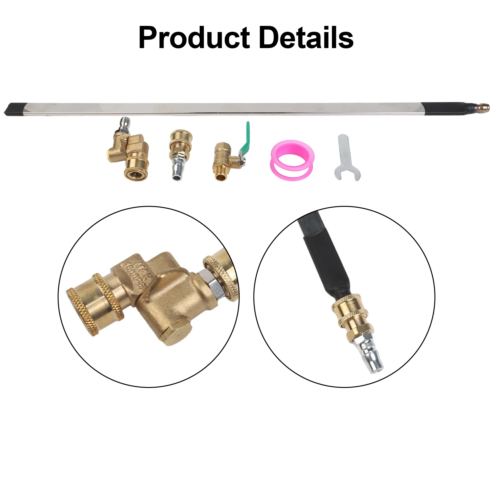 

Car Maintenance Cleaning Radiator Cleaning Tool 57-60CM Approx. Adjustable 240-Degree Adapter Effortless Setup Process