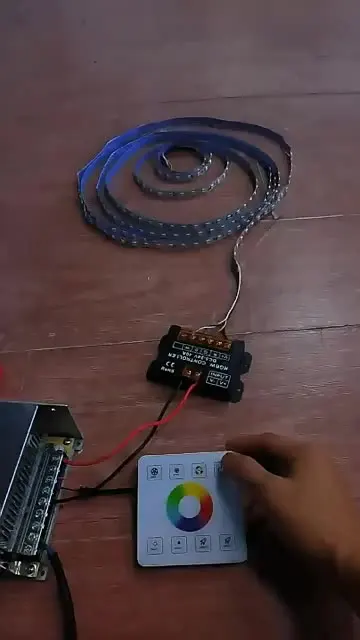 Painel de toque led dimmer switch dc5v 12v 24v 30a 50a 2.4g rf controlador sem fio para cor única/cct/rgb/rgbw/rgbwc tira led