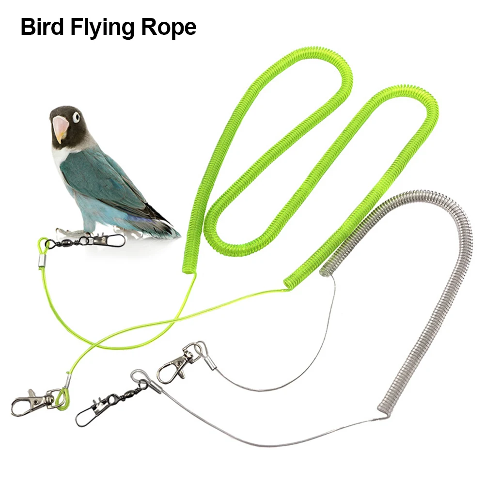 4-10M Pet Bird Parrot Flying Rope Cockatiels Starling Bird Pet Leash Kits Anti-bite Outdoor Flying Traction Straps Training Rope