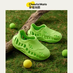 Cheerful Mario Summer Sandals for Kids Boys Girls Solid color non-slip casual shoes for kids