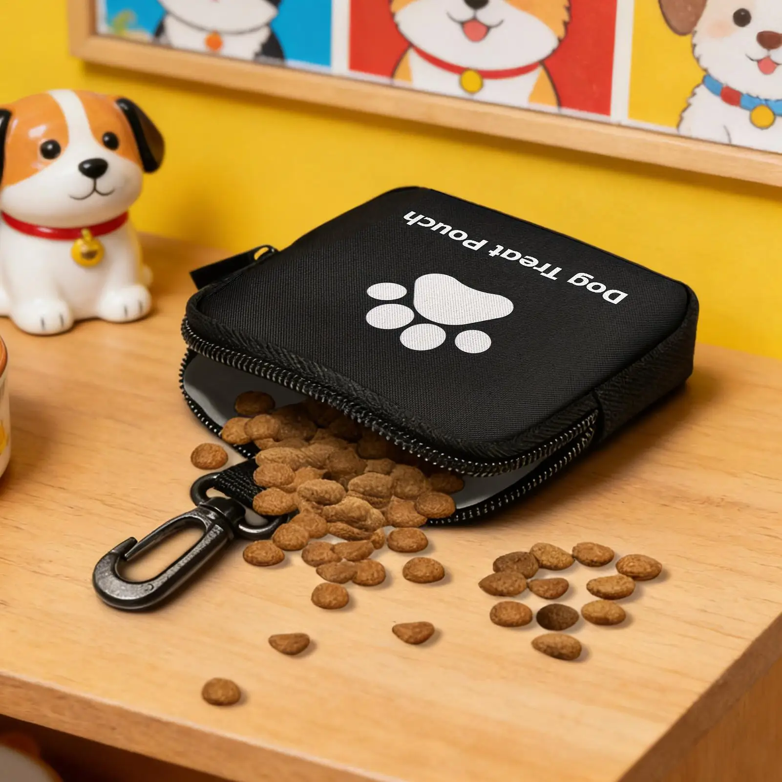 Dog Training Treat Bag Multi-functional pet bag Leakproof Portable treats Reward Bag Cute visual design for Pet supply Outdoor
