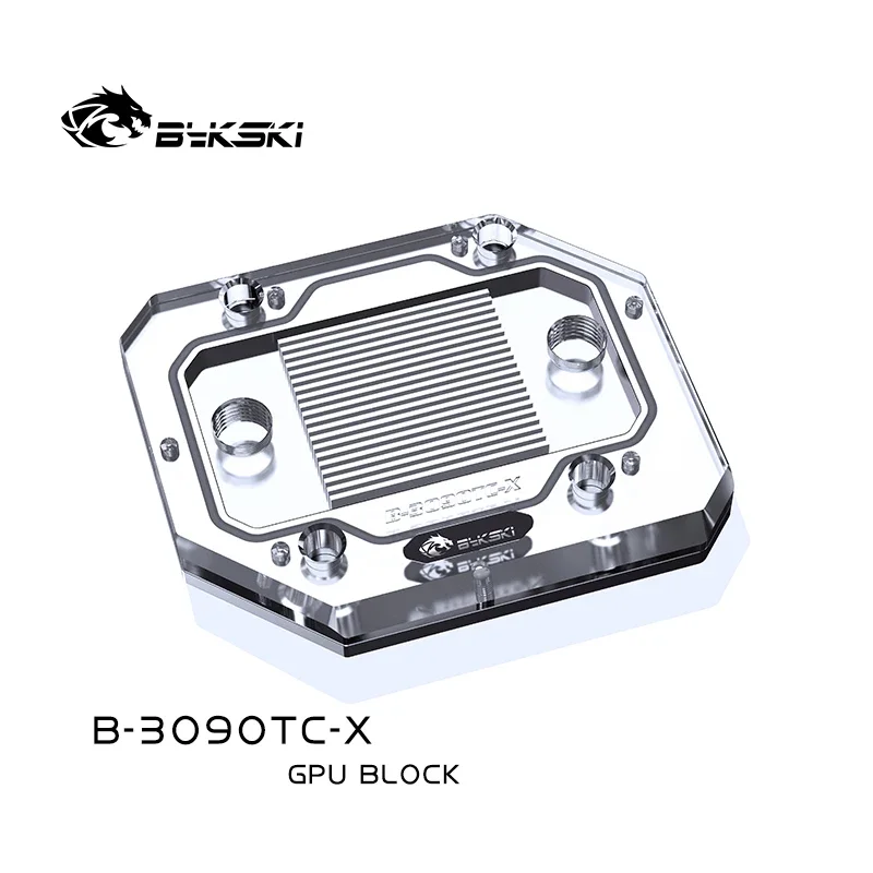 Bykski GPU Active Backplate Block Universal For All RTX 3090 Series, Mining PCB Backside GDDR6 VRAM VGA Cooler B-3090TC-X