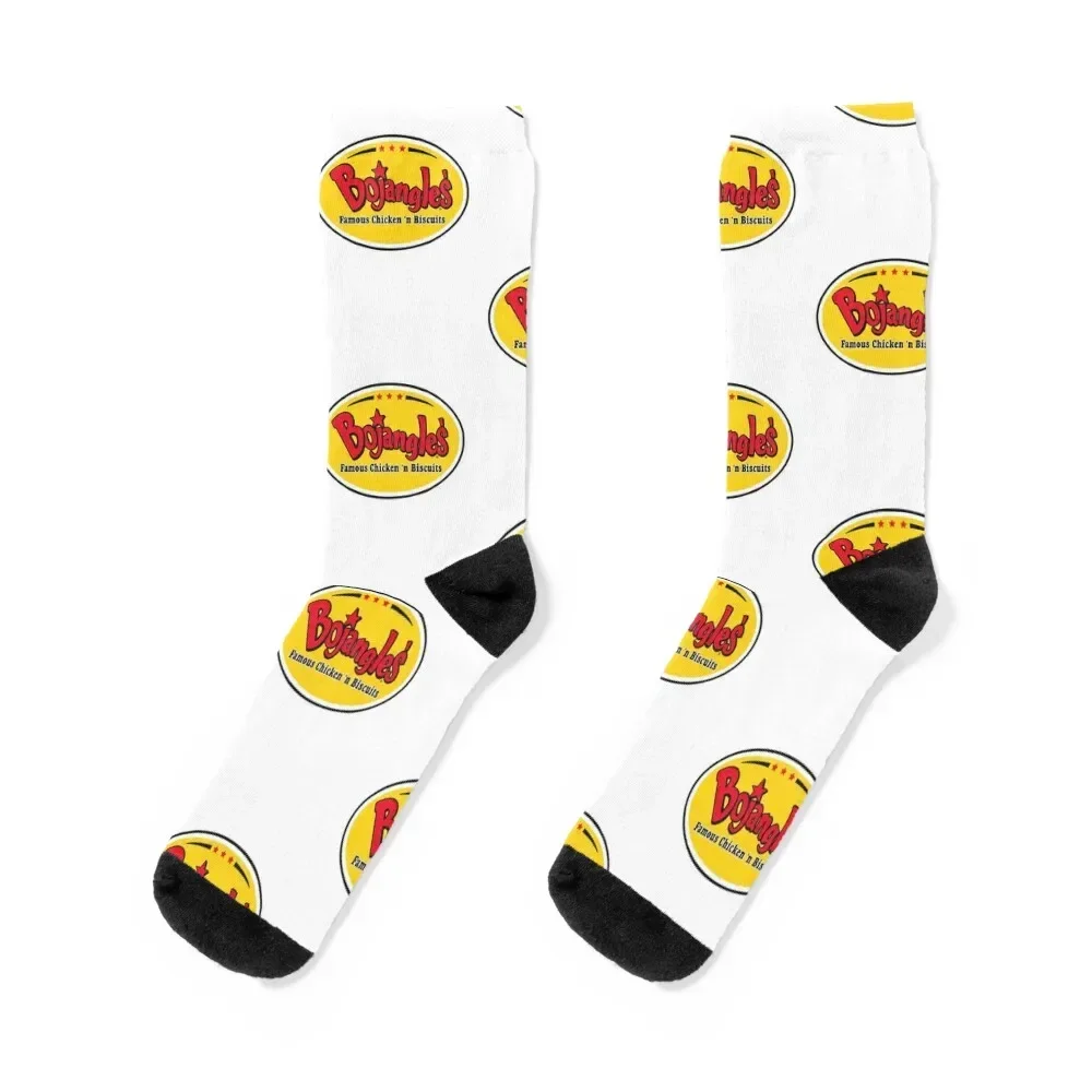 

Логотип Bojangles - Fast Food No 1, носки, цветные носки для гольфа на Хэллоуин, мужские и женские