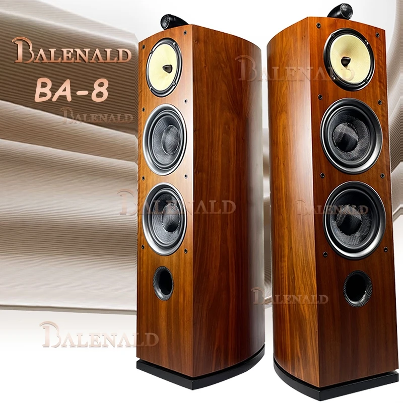 

BA-8 Home Theater Nautilus Audio Dual 8-inch Bass Fever HiFi Three-way Floorstanding Passive Home Theater Speakers