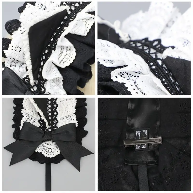 652F Anime Maid Hoofdband Katten Oor Hairhoop Cosplay Kostuum Haarband Halloween Props