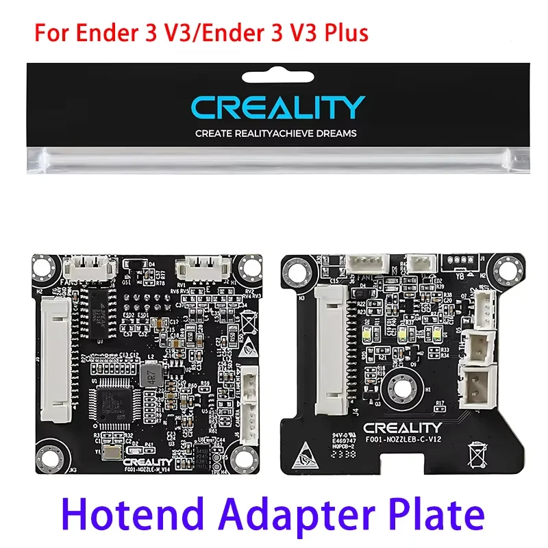 Creality Ender-3 V3/V3 Plus Hotend Adapter Plate Original T9 GD32F303CBT6 For Ender-3 V3 3D Printer Parts