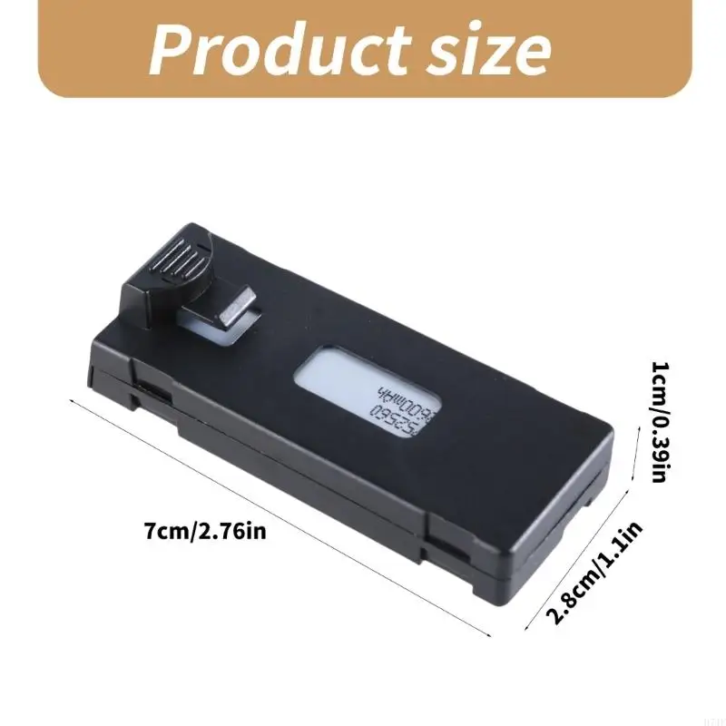 H7JF Altos rendimientos 2600mAh Li-Po Batería 3.7V capacidad para E88/E88PRO/P1/E525 Aviones modelo para recargar