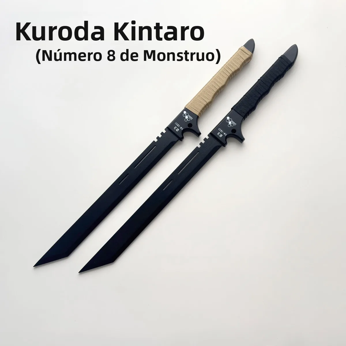 no8怪獣竹製二刀木刀コスプレ小道具武器、ハセガワ・寿司雄コスチュームアクセサリー用