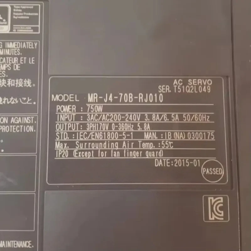 MR-J4-70B-RJ010 Servo Drive Fast Shipping