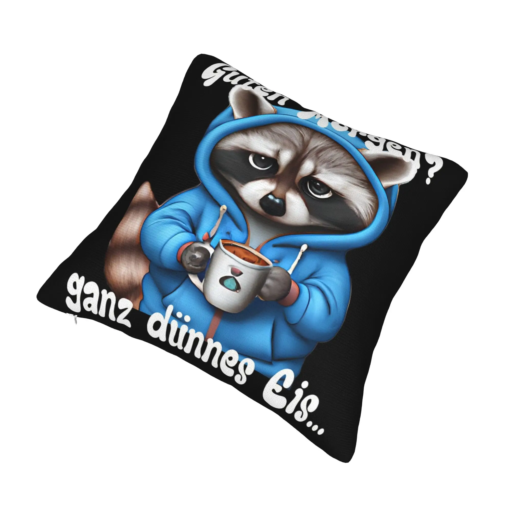 Decorative Pillow Covers Guten Morgen Ganz Dünnes Eis Accessories Seater  Pillow Case Cover Square Style Multi Size