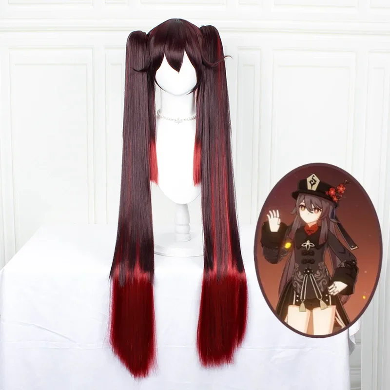 Genshin impact hugai cosplay wig anime game Hu Tenon Chinese style costume props Halloween hat cosplay figures Christmas gift