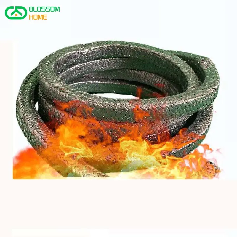 

4X4 6X6 8X8 10X10 12X12MM Graphite Packing Graphite Wire Rod Expanded Soft Flexible Graphite Wear-resisting Heat-resistant