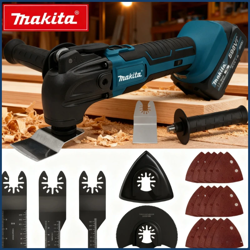

Makita Brushless Quick Release Oscillating Tool Multi Functional Tool Renovator Electric Trimmer Compatible 18V/20V