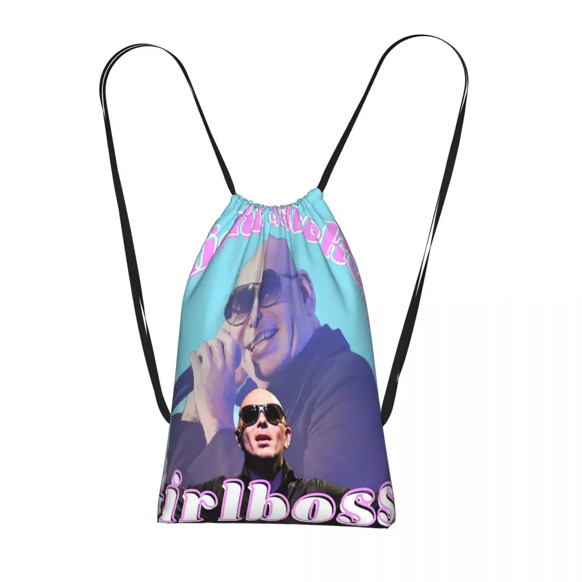 

Mr. Worldwide Says To Girlboss Backpacks Multi-function Drawstring Bags Sports Bag Book Bags for Man Woman Students