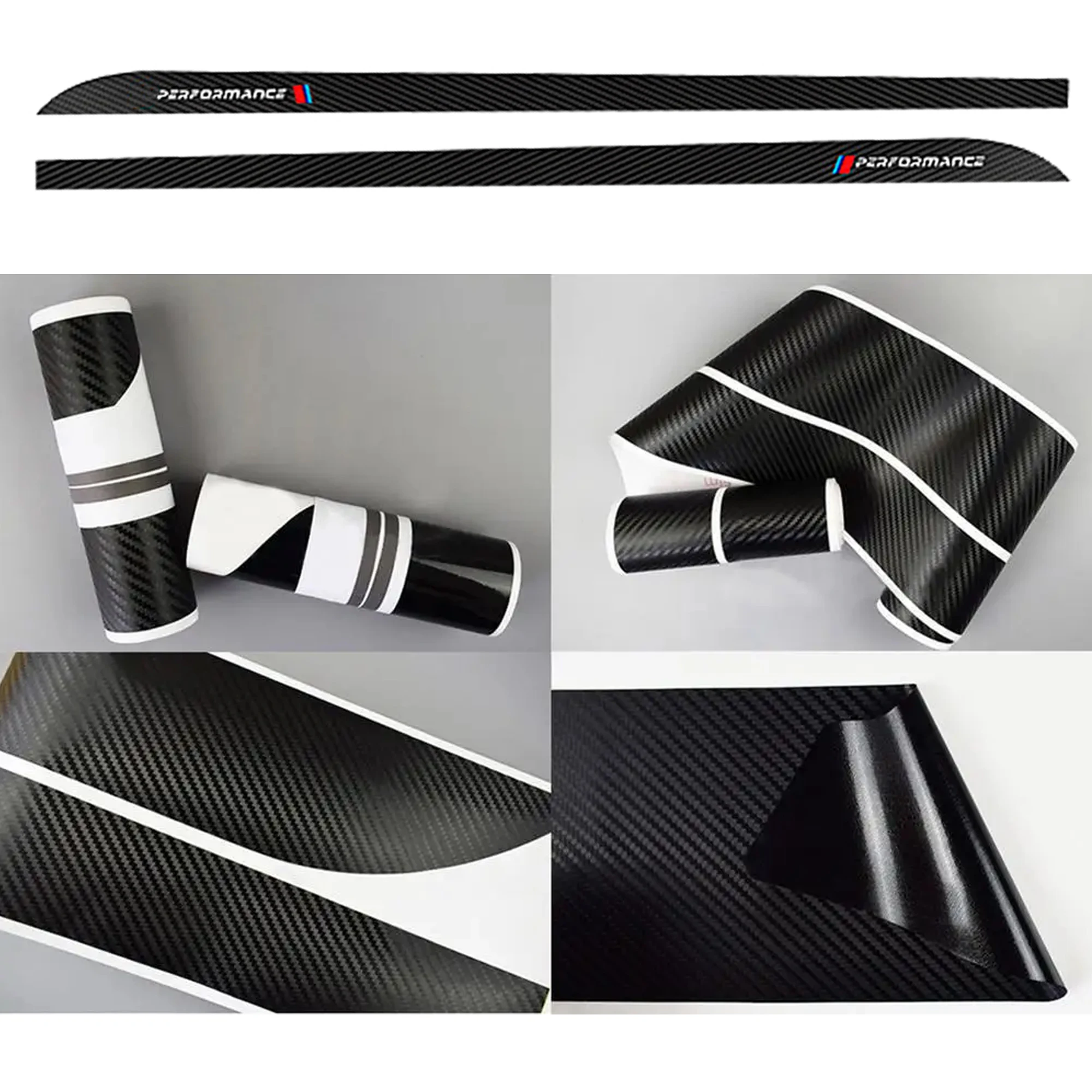 For BMW F20 F40 F22 F30 E90 F32 F10 F06 F07 F46 M3 M4 M5 E60 Z4 G20 F15 F16 G30 X1 M Performance Door Side Skirt Sticker Decal