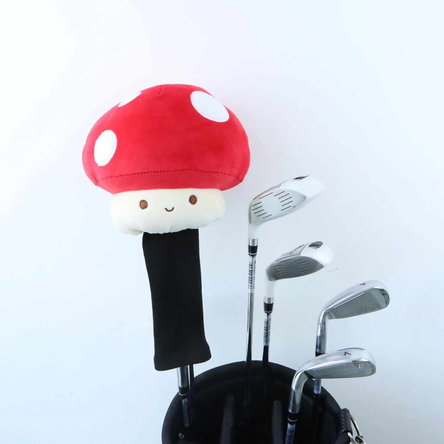 

Mushroom Pumpkin Panda Golf Club Headcover for Driver Fairway Golf Golf Club Protector,Golf Wood Cover Noverty Cute Gifts