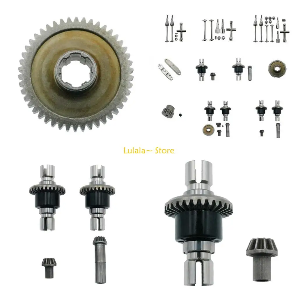 

Y4QA Metal CVD Shafts for 1/12 Scale Remote Control Car Easy Install for Gears Handling Remote Control Car Drive Shaft