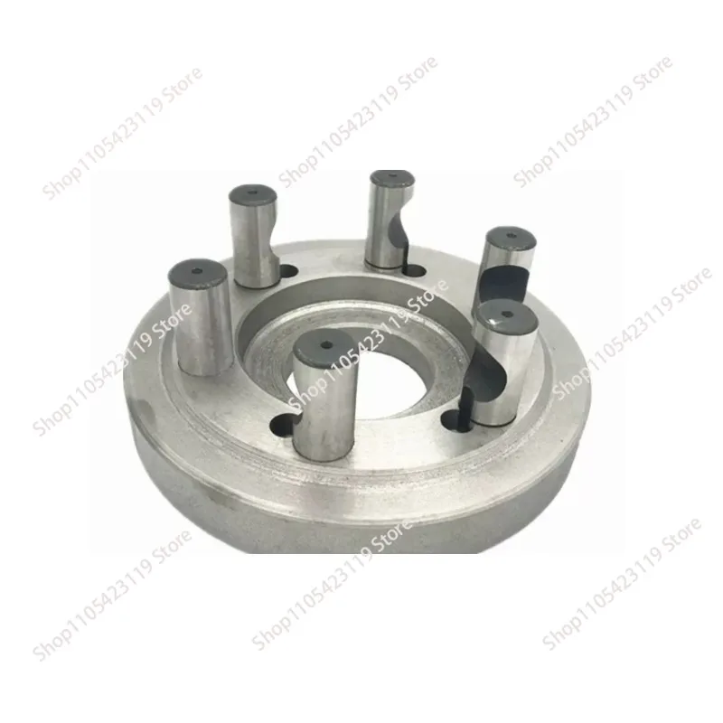 D-type D6 D8 D11 Lathe Three-jaw Chuck Flange Connection Transition Plate Semi-cylindrical Tie Rod Screw with Screws