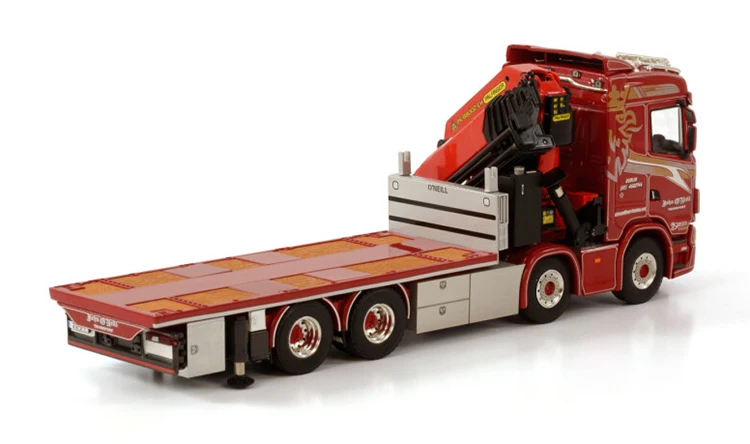 Alloy Model Gift WSI 1:50 Scale SCA-NIA CS20H 8X4 Tractor Truck Mounted Crane Vehicles DieCast Toy Model,JOHN O\'NEILL 01-3667