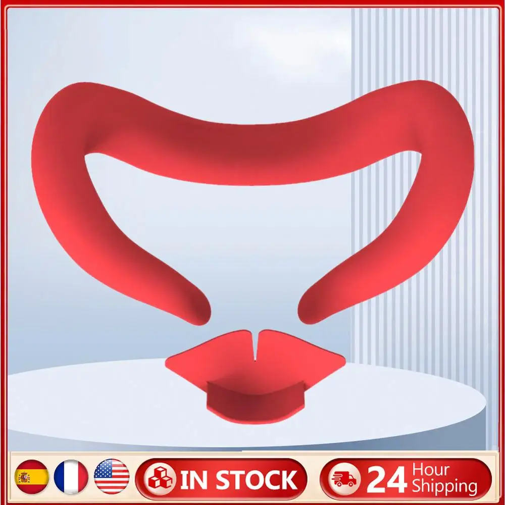 

Силиконовая маска для лица VR, защита от пота, крышка для лица VR, светонепроницаемый интерфейс для лица, моющаяся замена для Meta Quest 3, аксессуары