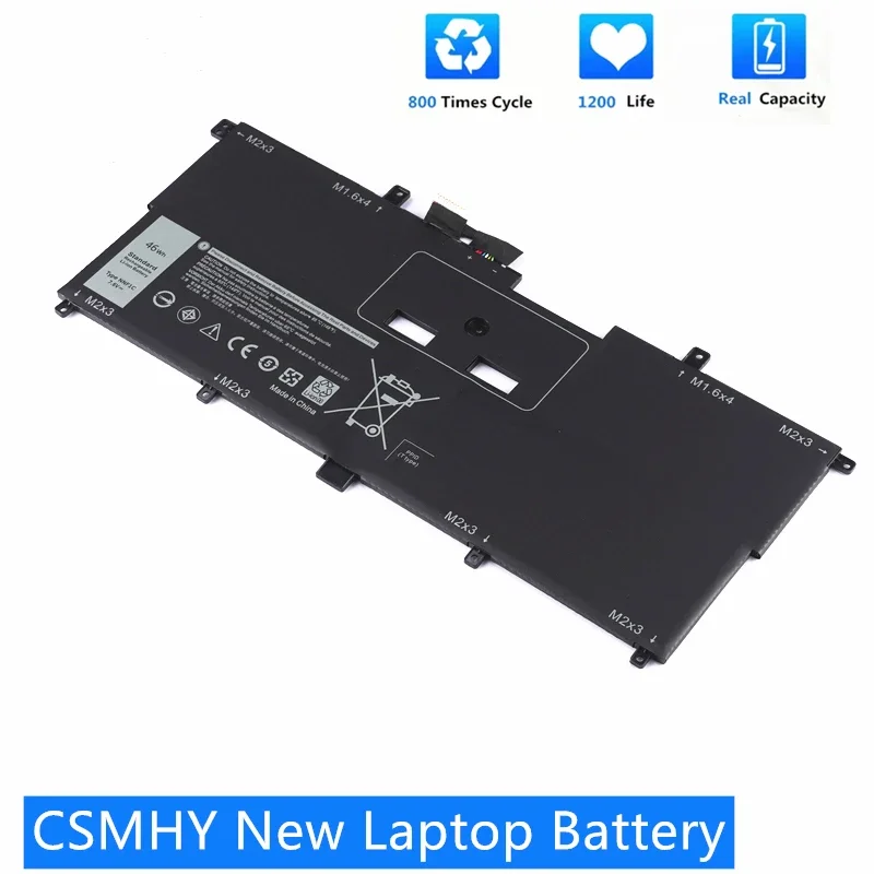 

CSMHY New NNF1C 46Wh Laptop Battery For Dell XPS 13 9365 13-9365 2-in-1 P71G P71G001 HMPFH NP0V3 D1605TS D1805TS