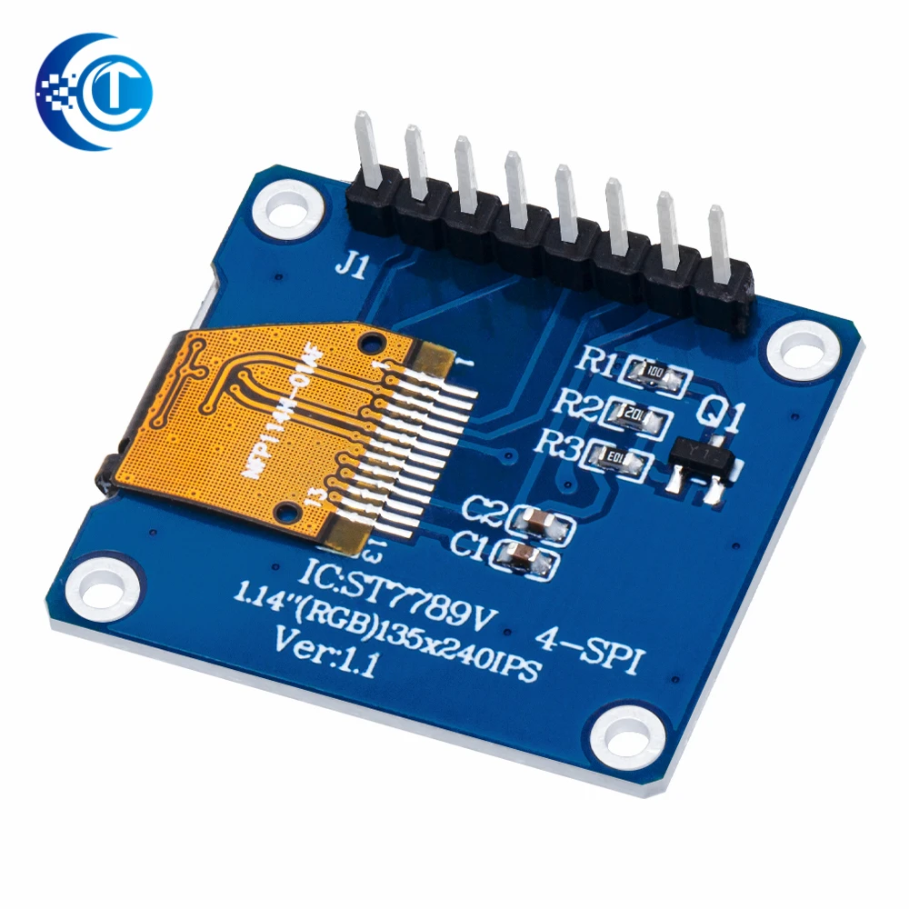 1 個の新 IPS 1.14 インチ 3.3V 8PIN SPI HD フルカラー TFT 表示画面 ST7789 ドライブ IC 135*240