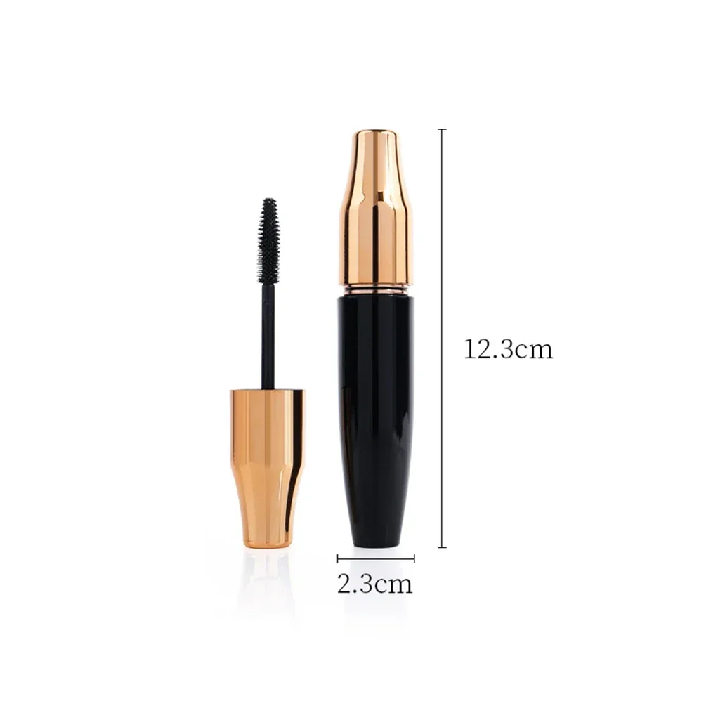 Private Label Black Mascara Custom Logo Golden Lid Women Thick Natural Long Curling Non-smudged Long-lasting Makeup Wholesale