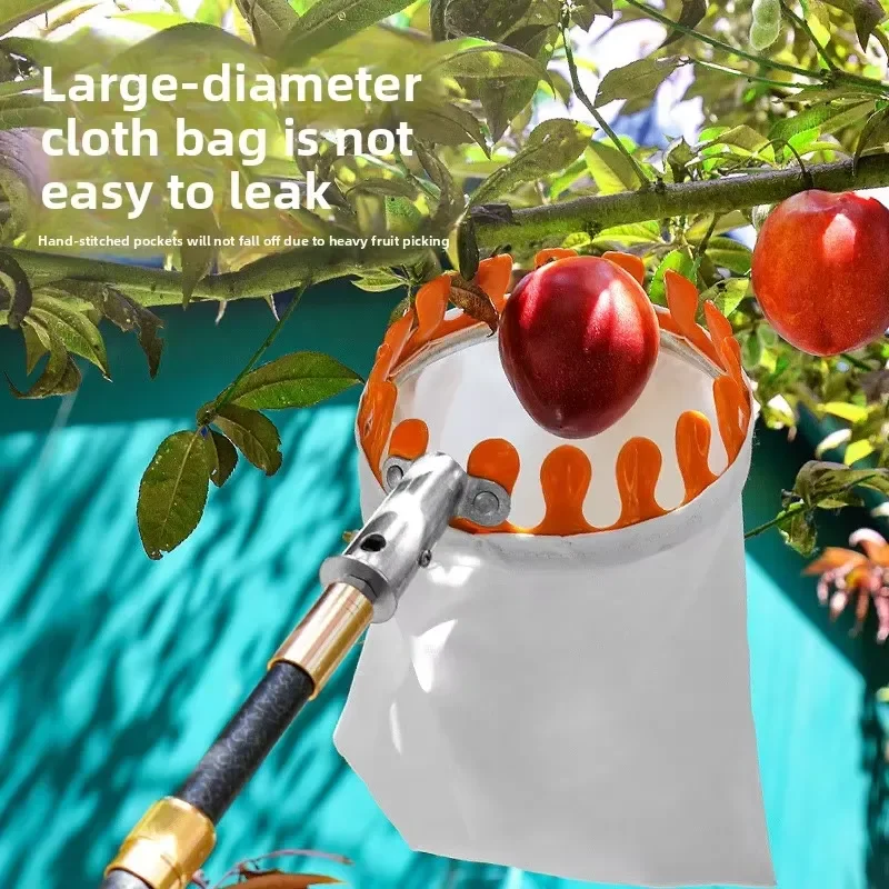 New Ultra-light Carbon Telescopic Fruit Picking Rod with Reinforcing Net Bag Available in /5m/6m/7m/10m Lengths