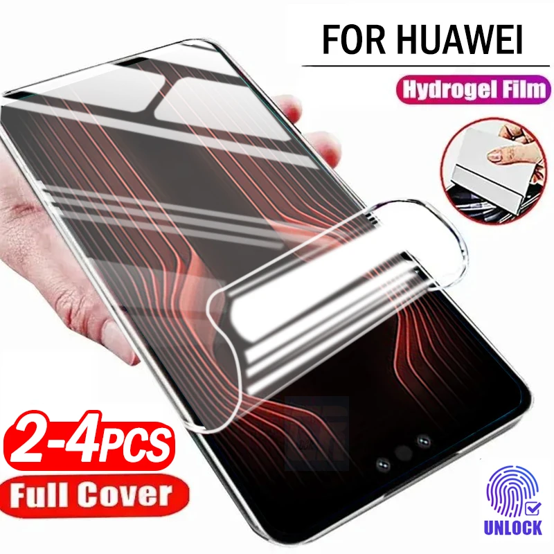 

2-4 шт., силиконовая мягкая гидрогелевая пленка с полным покрытием для Huawei Mate 70 Pro+ 60 50 40 RS Ultimate X6 X5 X3, защитная пленка для экрана, не стекло
