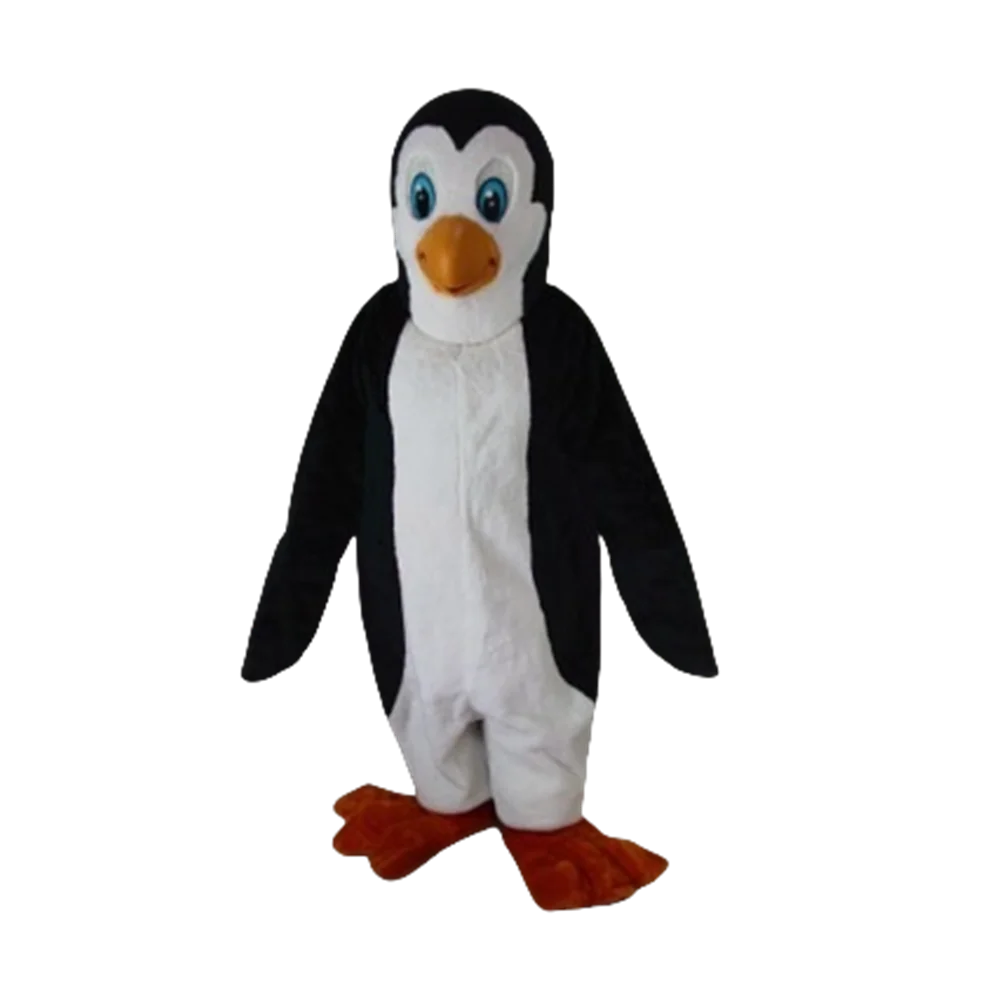 Petey Penguin Mascot Costume Adult Size the Antarctic Animal Black Panther Cosply Costume Carnival Mascotte Mascota SW1081