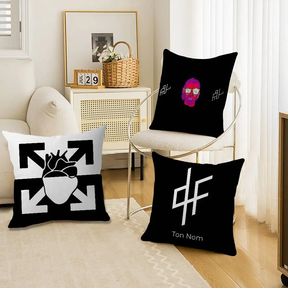 PNL QLF Rapper Singer Cushion Cover Pillow Cover Decor Pillowcase Printed Cushion Case for Couch