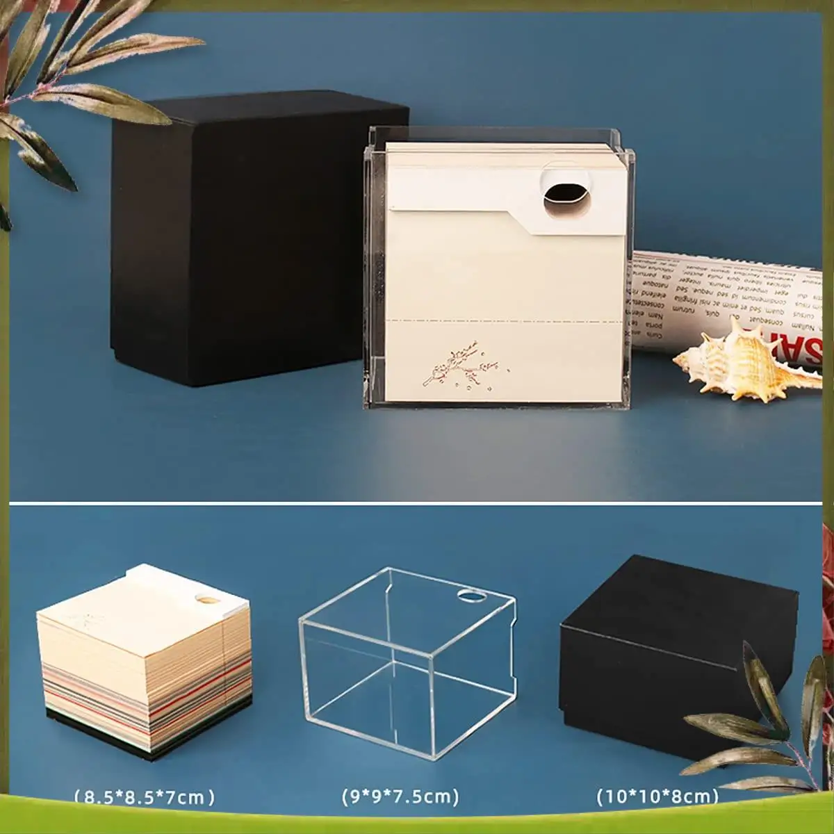 

New-3D Stick Notes Convenience Stickers Papers Card Craft Creative DIY Post Notes With Light