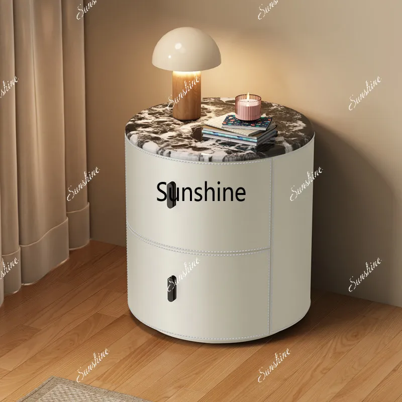 

Aesthetic Elegant Nightstand Small Light Luxury Noptiere Nordic Style Bedside Table Vintage Premium Dormitor Home Furniture