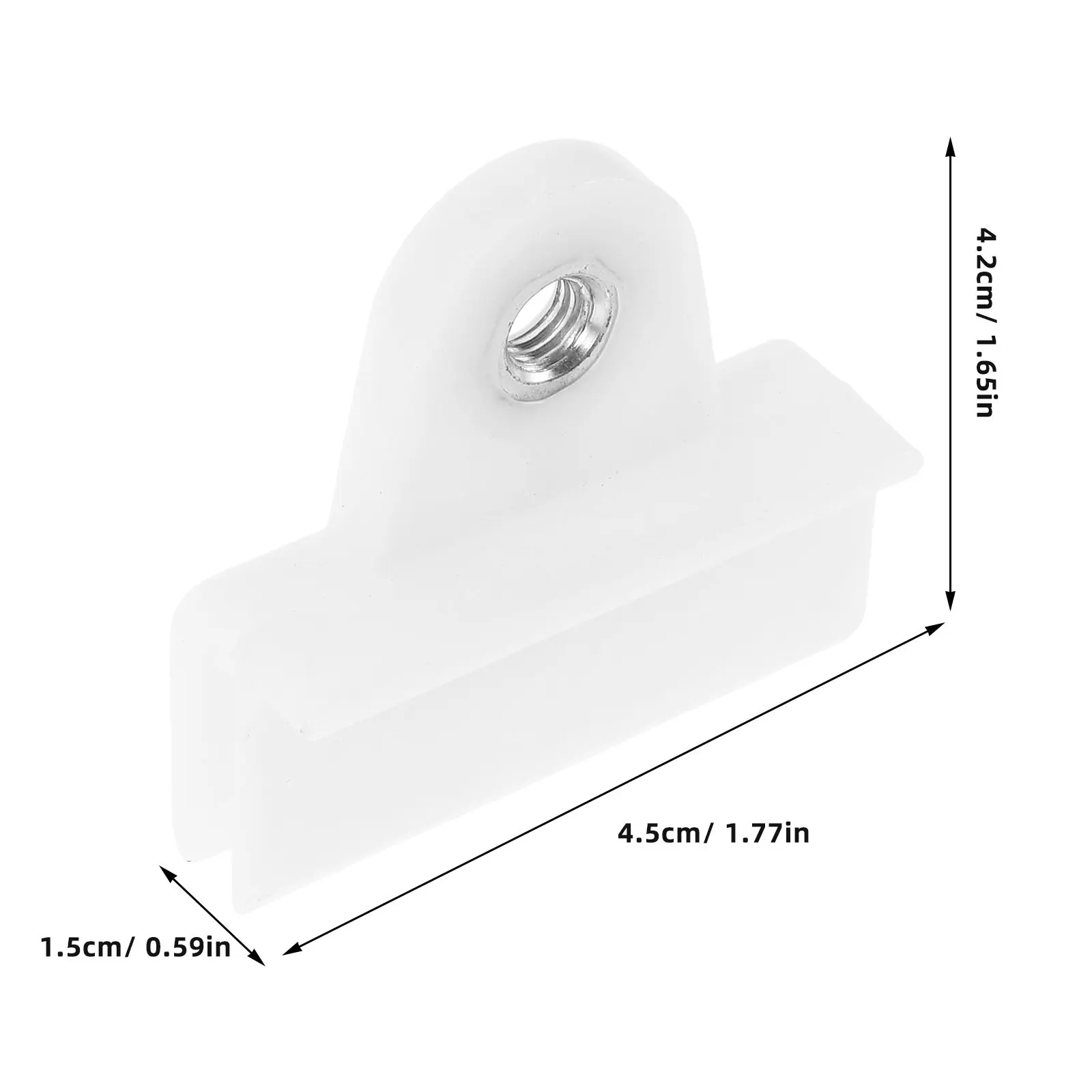 2Pcs Glass Fixed Clip Set Universal Plastic Car Window Door Channel Clips Secure Retention Support Lift Retainer for Trucks - view 2
