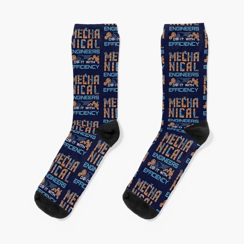 Mechanical Engineers Do It With Efficiency Socks Lots gift cotton men cotton high quality Socks Ladies Men's