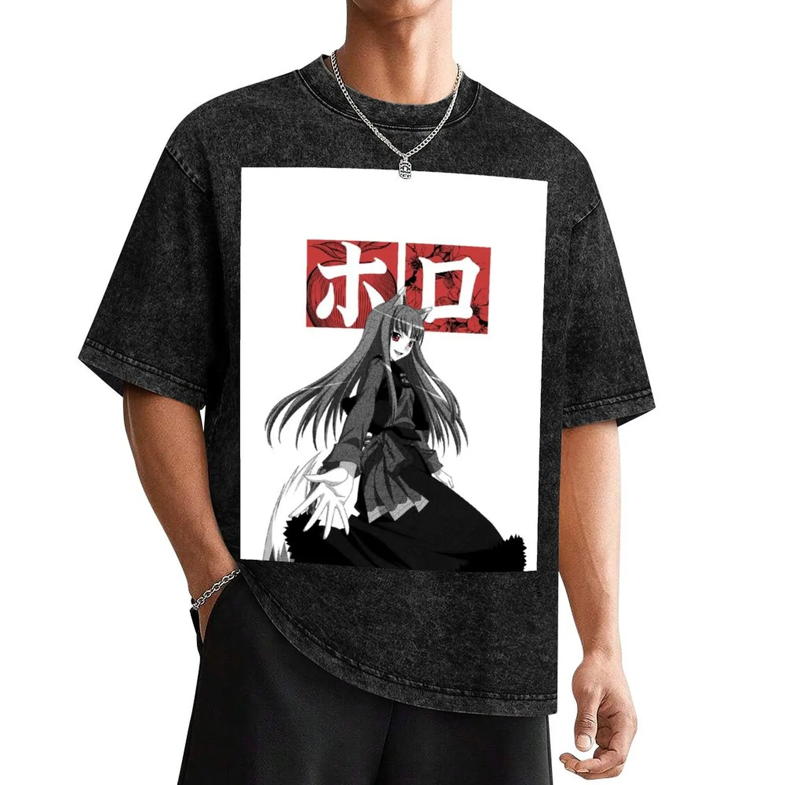

Wolf Harvest Deity Graphic T-Shirt Blouse blanks plain black t shirts men