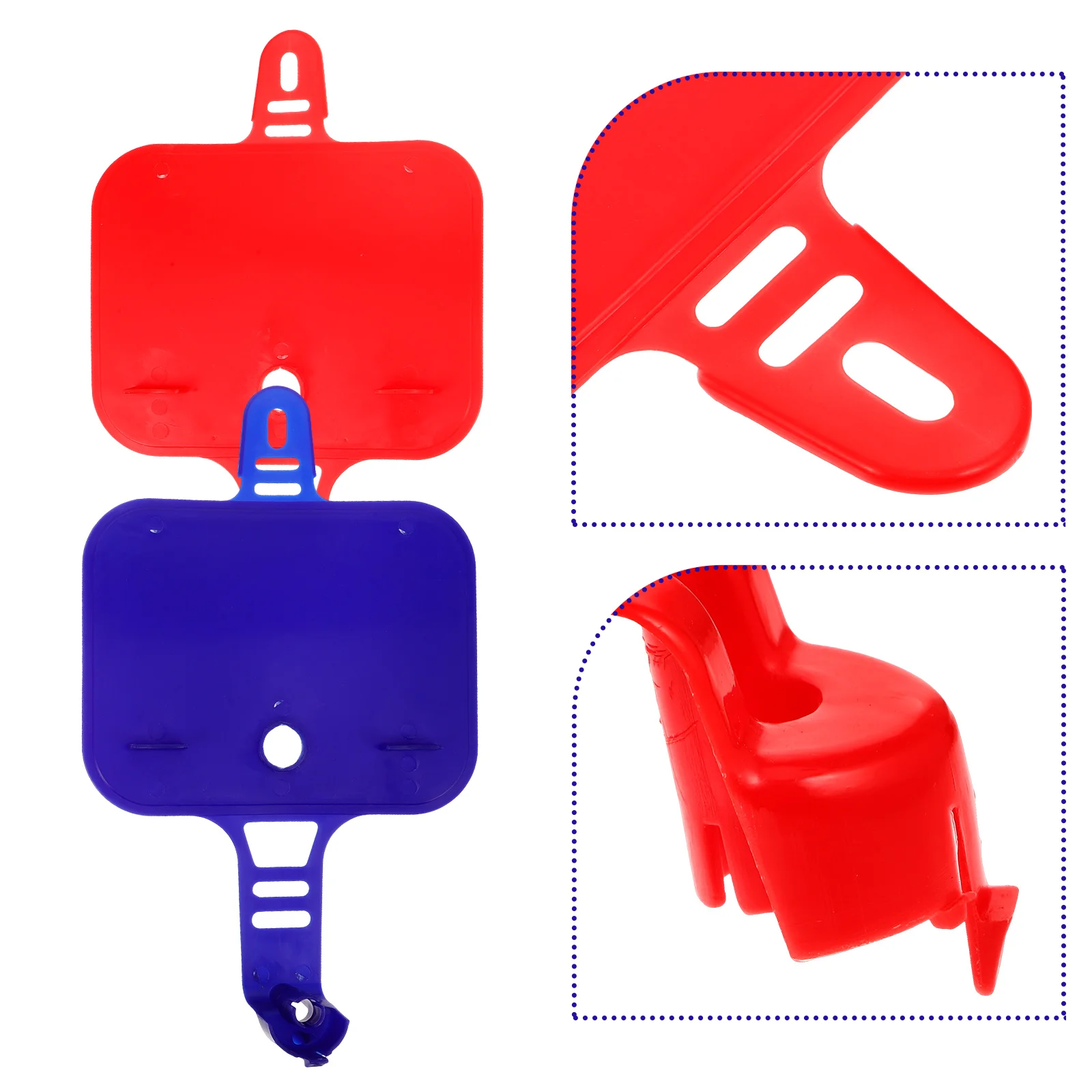 

2 Pcs Number Red Blue Plastic Front License Front Number Plate Plate For CRF50 XR50 Dirt Bike Accessories