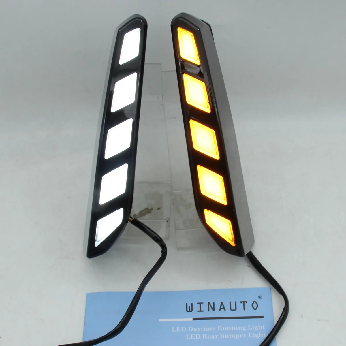 

2 pcs 3-Color Turn Signal LED Daytime Running Light Fog Light For Nissan Teana 2022 2023 Replacement Parts Accessories