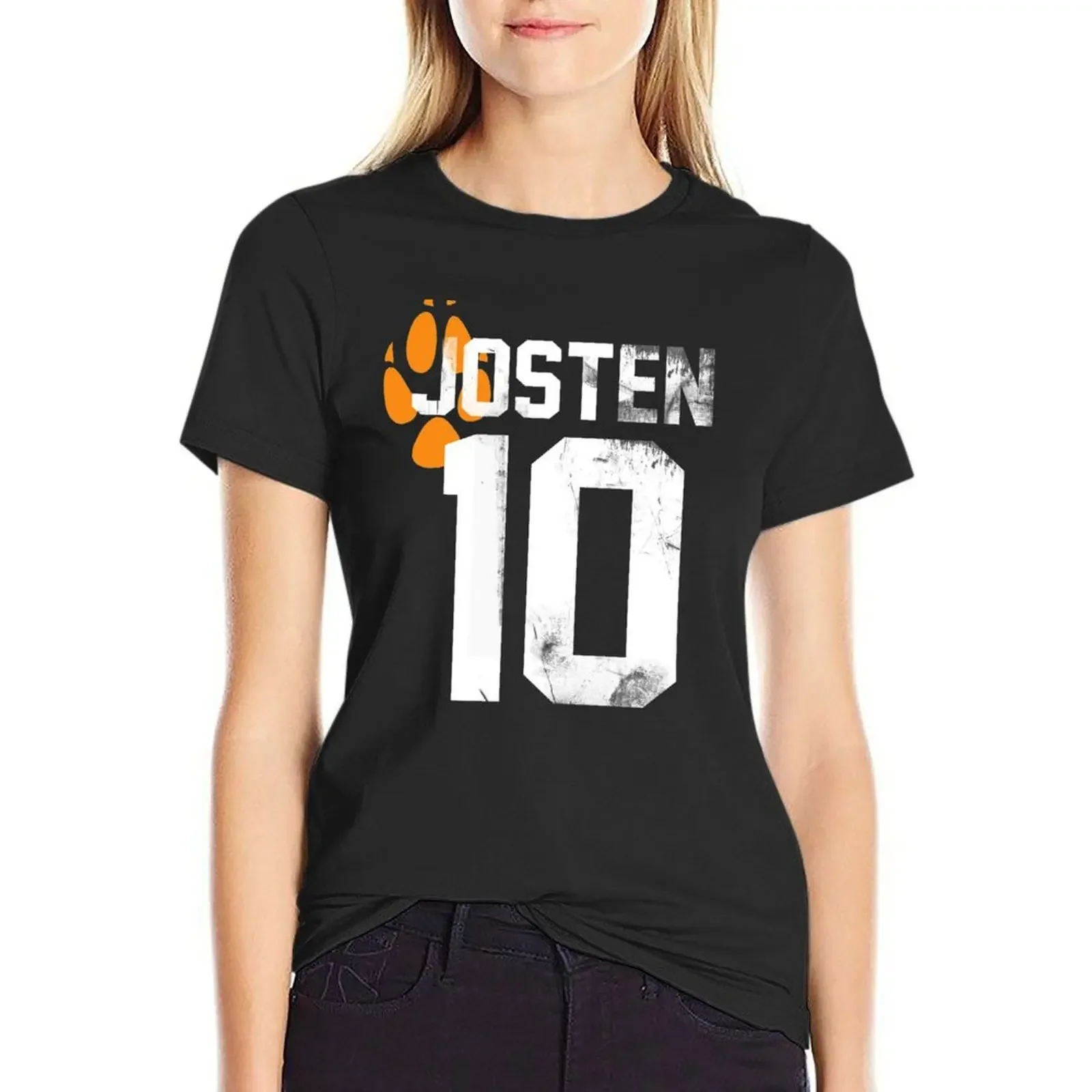 

josten jersey2 T-Shirt cute tops plus size tops plus sizes white t-shirt dress for Women sexy