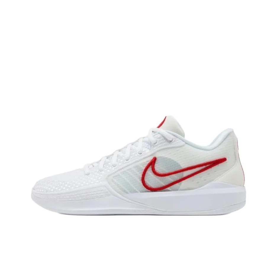 Nike Sabrina 1 Basketball Shoes Women's White Red FQ3837-102