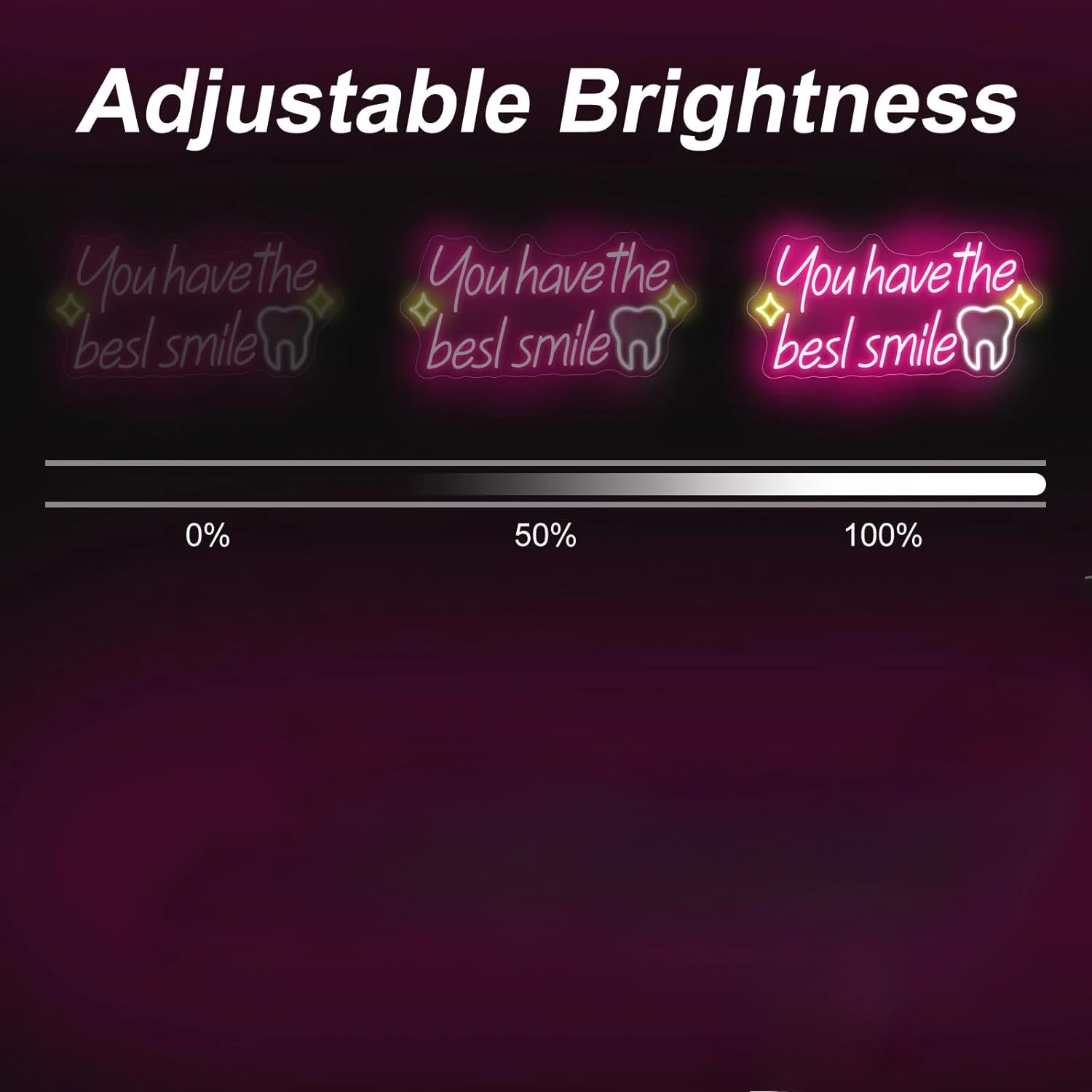 لديك أفضل ابتسامة الأسنان النيون جدار ديكور عكس الضوء LED ضوء النيون لعيادة الأسنان الحمام غرفة الطفل ديكور ضوء الليل