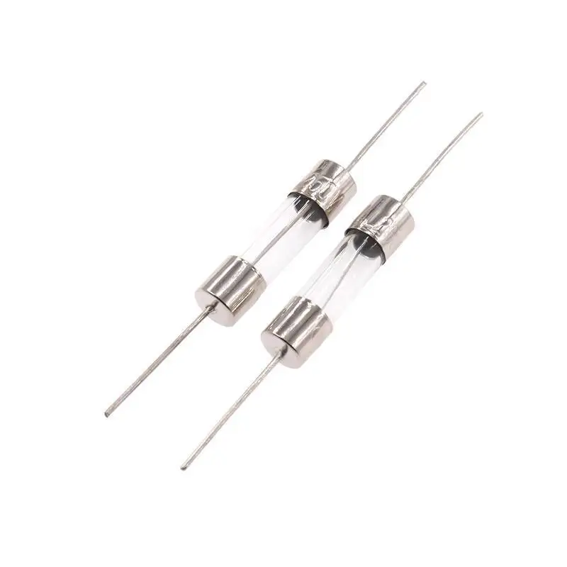 10 Stück Glas-Sicherungsrohr 5*20mm mit Stiften 1/2/3,15/4/5/6,3/8/10A 250V Induktionsherd 5X20 – Detail 1
