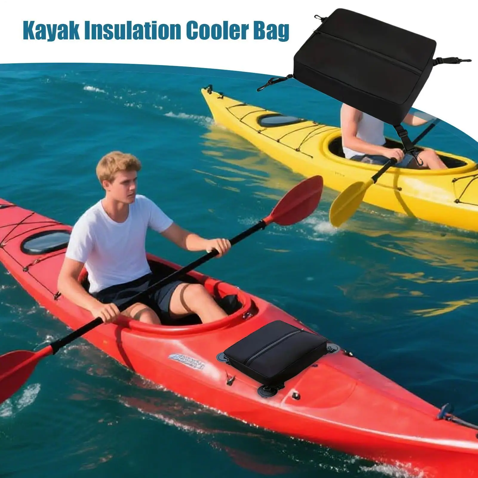 

Waterproof Surf Deck Cooler Bag, Kayak Cooler Storage Bag for Paddle Board, Surfboard, Kayak, Boat, Canoe and Rafting