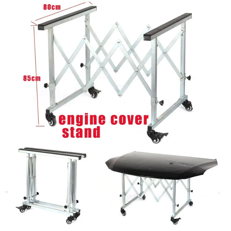 

Car depression repair, painted hood large bracket, easy storage, mobile door rack with locking wheel