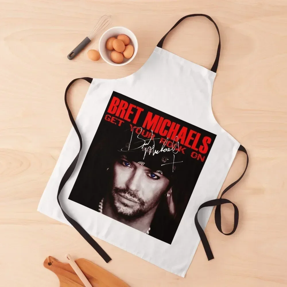 For Men Women Bret Male Singer Michaels Awesome For Music Fan Apron japanese woman Bib For Kitchen Apron