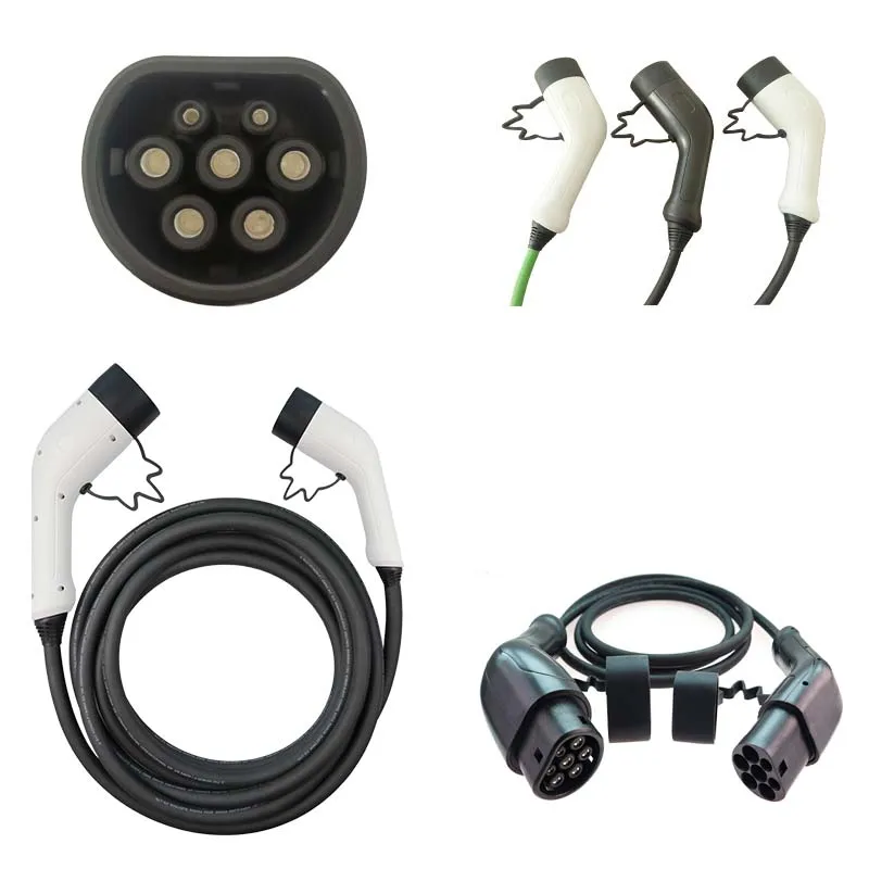 Type 2 To Type 2 16A 32A 5m Portable EV Charger Cable With TUV CE Certification Type 2 Max 22kw EV Charging Cable - view 2