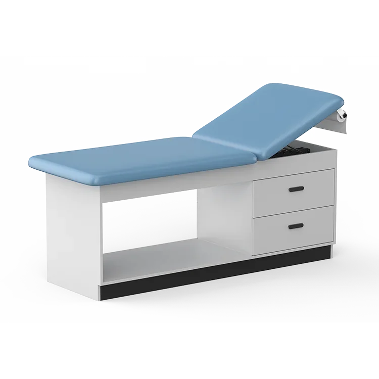 

Adjus Hospital Examination First Aid Beds Cabinet Style Massage Medical Bed Clinic Treatment with 2 Drawers